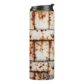 Rusty Metal Wall Thermosbecher (Nach links gedreht)
