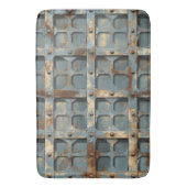 Rusty-Metallduschvorhang Badematte (Vorderseite Vertikal)