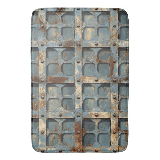 Rusty-Metallduschvorhang Badematte (Vorderseite Vertikal)