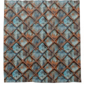 Rusty-Metallduschvorhang Duschvorhang (Vorderseite)