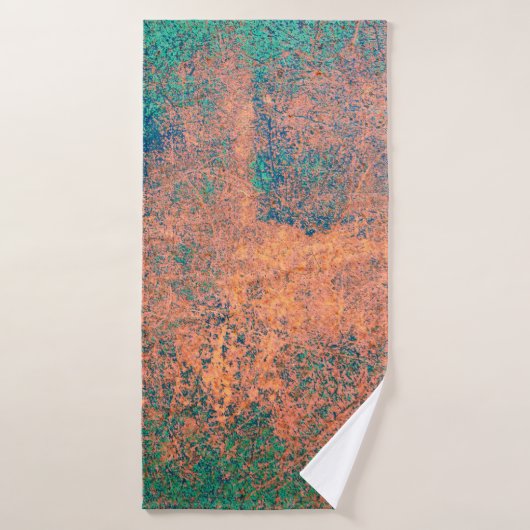 Rusty Metallplatte Hintergrund Textur. Stahlplatte Badehandtuch (Badehandtuch)