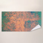 Rusty Metallplatte Hintergrund Textur. Stahlplatte Badehandtuch (Badehandtuch)