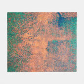 Rusty Metallplatte Hintergrund Textur. Stahlplatte Fleecedecke (Vorderseite (Horizontal))