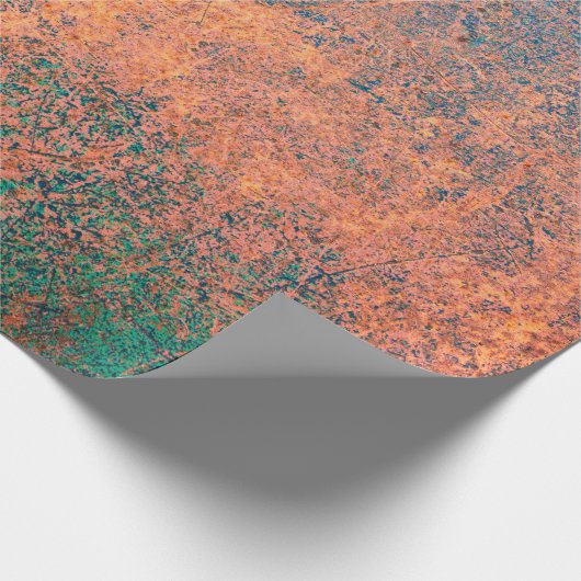 Rusty Metallplatte Hintergrund Textur. Stahlplatte Geschenkpapier (Ecke)