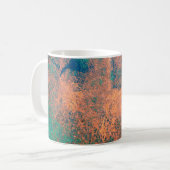 Rusty Metallplatte Hintergrund Textur. Stahlplatte Kaffeetasse (Vorderseite Links)