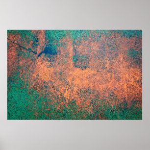 Rusty Metallplatte Hintergrund Textur. Stahlplatte Poster