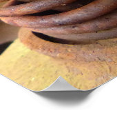 Rusty Motor Block Poster (Ecke)