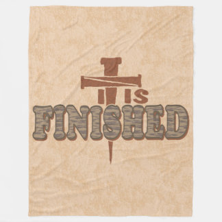 Rusty Nails Cross of Christ Christlich Design Fleecedecke