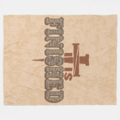 Rusty Nails Cross of Christ Christlich Design Fleecedecke (Vorderseite (Horizontal))
