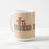 Rusty Nails Cross of Christ Christlich Design Kaffeetasse (Vorderseite Links)