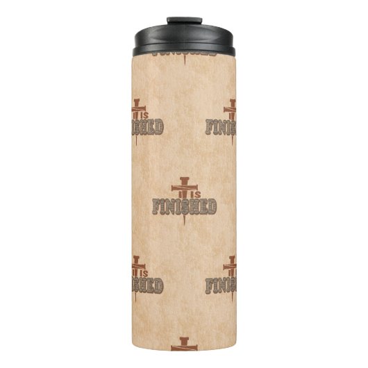 Rusty Nails Cross of Christ Christlich Design Thermosbecher (Vorderseite)