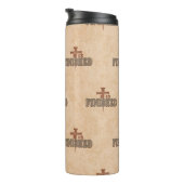 Rusty Nails Cross of Christ Christlich Design Thermosbecher (Nach rechts gedreht)