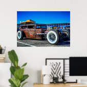 Rusty Nuts Rat Rod Poster (Heimbüro)