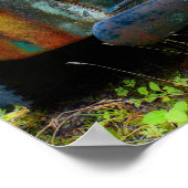 Rusty Old Antique Truck Poster (Ecke)