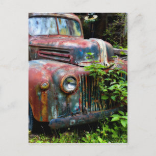 Rusty Old Antique Truck Postkarte