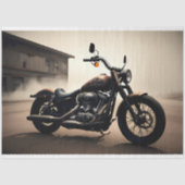 Rusty old bike v4 postapocallyptic Tissue paper Seidenpapier (Vorderseite)