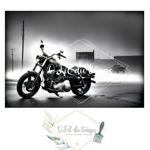 Rusty old bike v5 postapocallyptic Tissue paper Seidenpapier