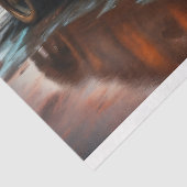 Rusty old car no3 postapocallyptic Tissue paper Seidenpapier (Ausschnitt)