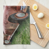 Rusty Old Classic Car Vintag Automobil Handtuch (Viertel Falte)