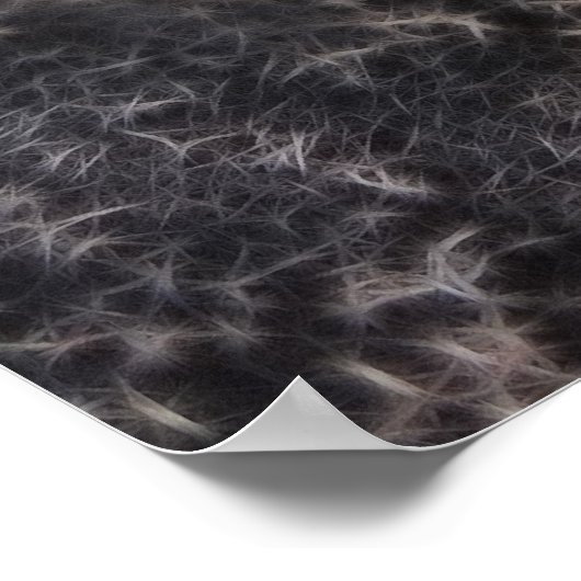 Rusty Old Cog Wheel Poster (Ecke)