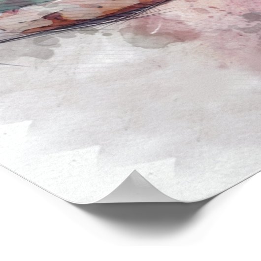 Rusty Old Truck Vintag Poster (Ecke)