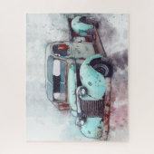 Rusty Old Truck Vintag Puzzle (Vertikal)