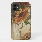 Rusty Orange Sunflowers Case-Mate iPhone Hülle (Rückseite)