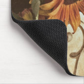 Rusty Orange Sunflowers Mousepad (Ecke)