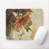 Rusty Orange Sunflowers Mousepad (Mit Mouse)