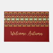 Rusty Peach Herbst Fußmatte (Vorderseite)