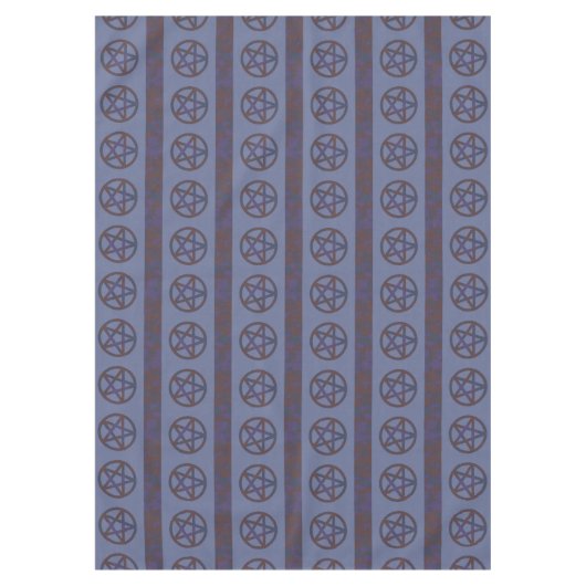 Rusty Pentagram Blue Tischdecke (Vorderseite)