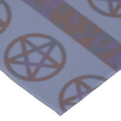 Rusty Pentagram Blue Tischdecke (Schrägansicht)