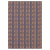 Rusty Pentagram Brown Tischdecke (Vorderseite)