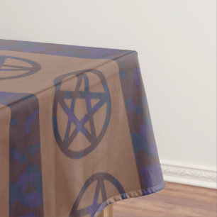Rusty Pentagram Brown Tischdecke