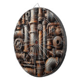 Rusty Pipes Dartboard Dartscheibe (Vorderseite rechts)