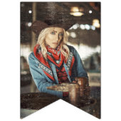 Rusty Red letzte Fahrt für die Braut Wimpelkette (Zweite Fahne)