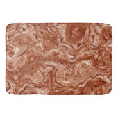 Rusty Red Marble abstrakt Badematte (Vorderseite)