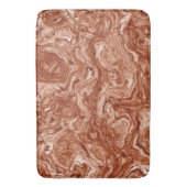 Rusty Red Marble abstrakt Badematte (Vorderseite Vertikal)