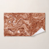 Rusty Red Marble abstrakt Badhandtuch Set (Handtuch)