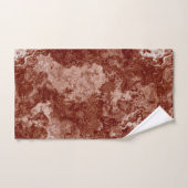 Rusty Red Marble abstrakt Badhandtuch Set (Handtuch)