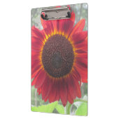 Rusty Red Sunflower Clipboard Klemmbrett (Links)