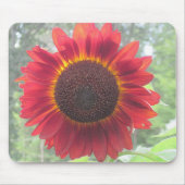 Rusty Red Sunflower Mousepad (Vorne)