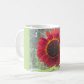Rusty Red Sunflower Tasse (Vorderseite Links)