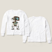 Rusty Retro Robot - Mit Augen Explorer (Design Vorderseite & Rückseite)