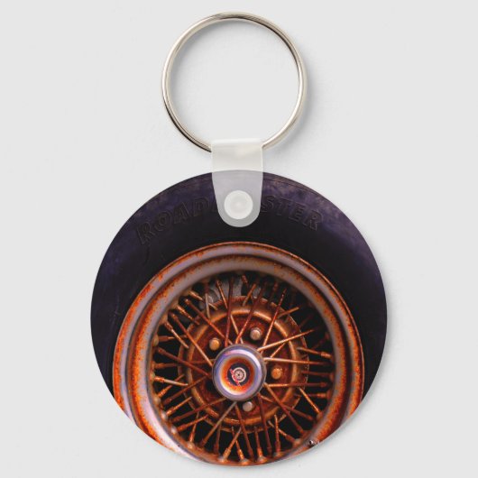 Rusty Roadmaster Tire Schlüsselanhänger (Rückseite)