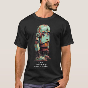 Rusty Robot: Ich bin natürlich Schwermetall T-Shirt
