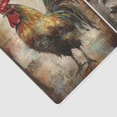 Rusty Rooster Seidenpapier (Ausschnitt)