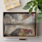 Rusty Rooster Seidenpapier (Geschenk)