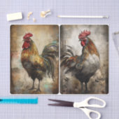 Rusty Rooster Seidenpapier (Handwerk)