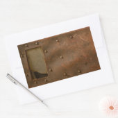 Rusty-Schweißhelm Rechteckiger Aufkleber (Umschlag)